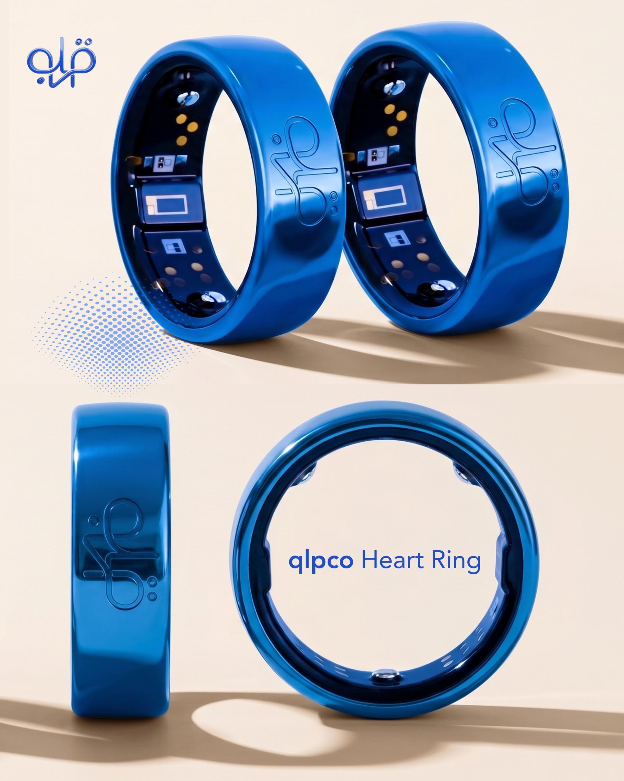 خاتم قلبكو الذكي لمراقبة صحة القلب qlpco Heart Ring - الصورة 15